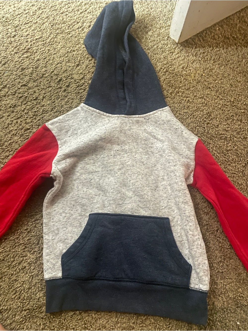 jumping beans Colorblock Hoodie - Gray, Navy & Red
